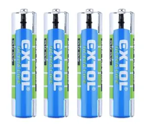 Extol 42000 Zink-chloridové baterie AAA (R03) / 1.5V / 4 ks