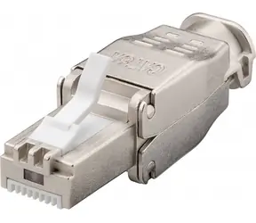 PremiumCord konektor RJ45 Cat6A univerzální, stíněný - 1ks ( montáž bez nástroje )