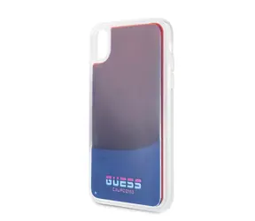 GUESS Glow in The Dark PC TPU Kryt pro Apple iPhone XR písková-červená