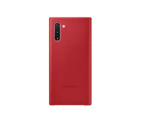 SAMSUNG Leather Cover kožený zadní kryt pro Samsung Galaxy Note 10 červená