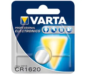 Varta Knoflíková baterie CR1620 1ks / 3.0V / 70 mAh / lithiová / v blistru