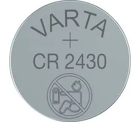 Varta Knoflíková baterie CR2430 1ks / 3.0V / 280 mAh / lithium / v blistru 