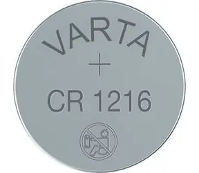 Varta Knoflíková baterie CR1216 / 3.0V / 25 mAh / lithium / 1 ks / v blistru 