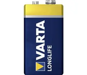 Varta Longlife Baterie 6LR61 (565 mAh) / 9.0V / 565 mAh / alkalická / 1 ks / v blistru