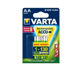 Varta Power Nabíjecí baterie AA 2100 mAh 2ks / 1.2V / 2100 mAh / NiMH / v blistru