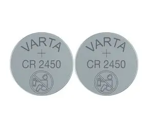 Varta Knoflíková baterie CR2450 2ks / 3.0V / 560 mAh / lithium / v blistru 