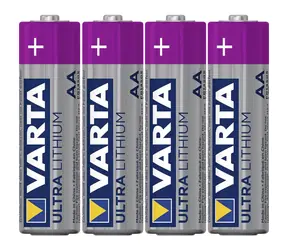 Varta Professional Baterie AA 4ks / 1.5V / 2900 mAh / lithium / v blistru 