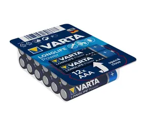 Varta High Energy Baterie AAA 12ks / 1.5V / 1200 mAh / alkalická / v blistru 