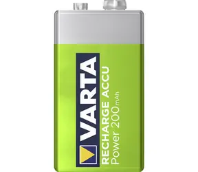 Varta Ready2Use Nabíjecí baterie 6LR61 / 9.0V / 200 mAh / NiMH / 1 ks / v blistru