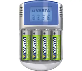 Varta Power LCD / Nabíječka baterií + 4x AA Baterie (2700mAh|NiMH) / 100-240V | 12V DC / 4xAA | AAA