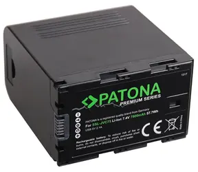 PATONA PREMIUM Baterie pro digitální kameru SSL-JVC50 | JVC75 / 7.4V / 7800mAh / 57.7Wh / Li-Ion / USB  5V|2.1A