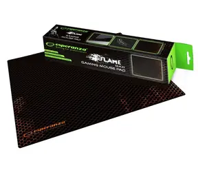 Esperanza EGP103R Flame Maxi červená / herní podložka pod myš / 400 x 300 x 3 mm