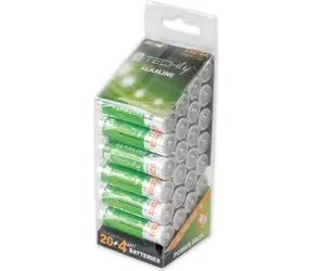 Techly High Power Baterie AA / 1.5V / alkalická / 24 ks / v blistru