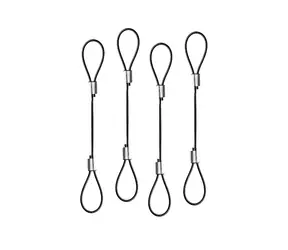 Lindy 40774 kabelový zámek černá / 0.15m