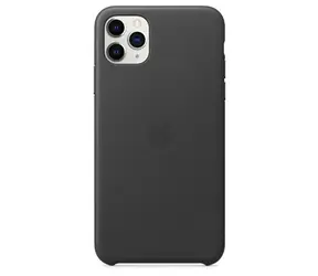 Apple kožený kryt pro iPhone 11 Pro Max - Black
