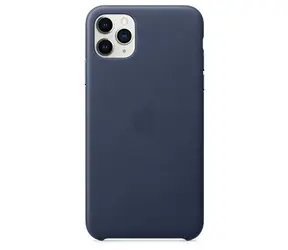 Apple kožený kryt pro iPhone 11 Pro Max - Midnight Blue