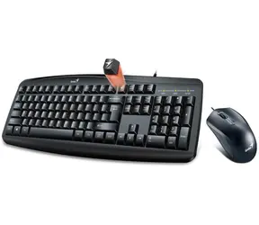 GENIUS Smart KM-200 černá / Drátový set klávesnice a myši / USB / CZ+SK layout