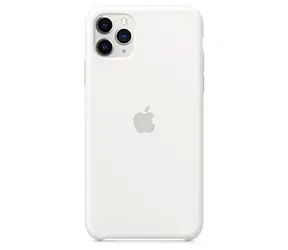 Apple Silikonový kryt pro iPhone 11 Pro Max - White