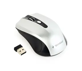 Gembird MUSW-4B-04 černá / bezdrátová optická myš / 1600 DPI / USB