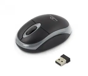 Titanum TM116E VULTURE černo-šedá / Bezdrátová optická myš / 1000DPI / 2.4GHz