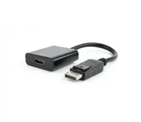 Gembird adaptér DisplayPort(M) na HDMI(F) / délka 10cm / černá
