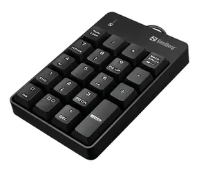 Sandberg USB Wired Numeric Keypad černá / Numerická klávesnice / USB