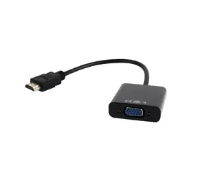 Gembird adaptér HDMI-A (M) na VGA (F) + 3.5 mm audio kabel