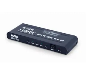 Gembird HDMI splitter 4 porty (DSP-4PH4-02) / 1080p / podpora 3D videa / digitální zesilovač signálu