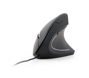 Gembird MUS-ERGO-01 ergonomická optická myš / 3200 DPI / 6 tlačítek / USB / černá