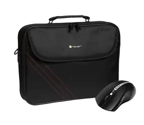 Tracer BONITO BUNDLE 2 15.6" / Taška na Notebook + bezdrátová myš / Rozměry 41 x 31 x 7 cm / polyester / černá