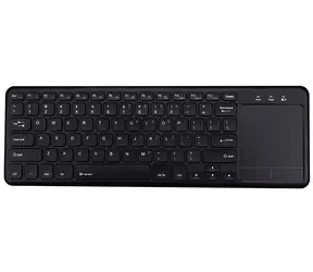 Tracer Smart RF 2.4GHz černá / bezdrátová klávesnice s touchpadem / nízký profil kláves / 2x AA baterie