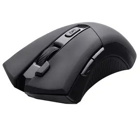 Tracer SILENCIO RF NANO černá / bezdrátová optická myš / 1600 DPI / 7 tl. + kolečko / RF 2.4Ghz / až 6 m / 2xAAA