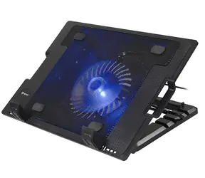Tracer ICESTORM 17" černá / chladicí podložka pro 17" notebook / 2xUSB 2.0 / 1x 125 mm ventilátor / nastavitelný úhel