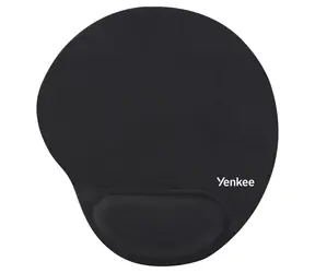 Yenkee Gelová podložka pod myš černá / 250x220x20 mm
