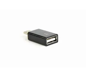 Gembird USB adaptér USB typ-C (M) na USB typ-A (F) / černá