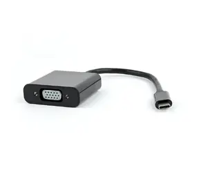 Gembird adaptér USB Typ-C (M) na VGA (F) černá