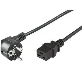 MicroConnect Power Cord CEE 7-7 - C19 / 5m