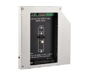 Gembird montážní rámeček pro NGFF (M.2) SSD paměťovou kartu / výška 12.7mm / notebook DVD slot adaptér