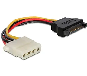 Gembird redukce napájení MOLEX (F) - SATA (M) / 15cm