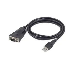 Gembird adaptér USB 2.0 A (M) - DE9 (M) černá / 1.5m