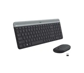 Logitech Slim Wireless Combo MK470 CZ+SK černá / bezdrátová sada klávesnice a myši / CZ+SK verze