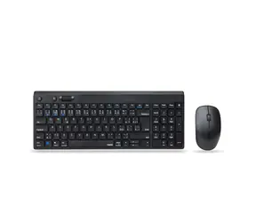 Rapoo 8050T Multi-mode černá / bezdrátová sada klávesnice a myši / 2.4 GHz / BT 3.0 a 4.0 / CZ verze