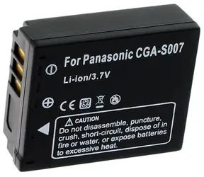 TRX baterie pro Panasonic 1000 mAh / pro CGA S007E / DMW-BCD10 / CGR-S007 / DMWBCD10 / CGA-S007A /1B / CGA-S007 /1B