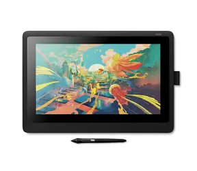 Wacom Cintiq 16 černá / grafický tablet / 15.6" FHD dotykový displej / 8192 úrovní přítlaku