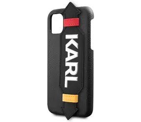 Karl Lagerfeld Strap Kryt pro Apple iPhone 11 Pro černá