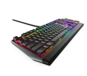 DELL Alienware AW510K černá / Herní mechanická klávesnice / US / Cherry MX Red / RGB podsvícení / USB / 2 m