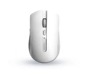 Rapoo 7200M Multi-mode bílá / bezdrátová optická myš / 1600 DPI / 2.4 Ghz / BT 3.0 a 4.0 / 5 tl.