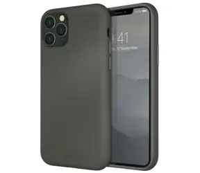 Uniq Hybrid Lino Hue pouzdro pro Apple iPhone 11 Pro Max - Moss šedá