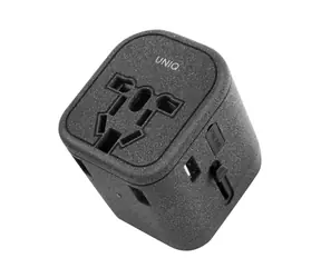 Uniq Voyage PD World Adapter PD33 – Charcoal tmavě šedá