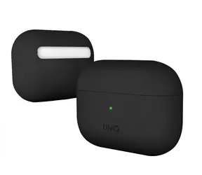 Uniq Lino Hybrid Liquid silikonové ochranné pouzdro pro AirPods Pro - Ink černá